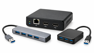Print servery a USB huby
