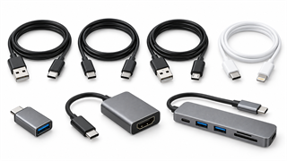 USB kabely a redukce