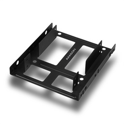 AXAGON RHD-225, kovový rámeček pro 2x 2.5" HDD SSD do 3.5" pozice, montáž ventilátoru