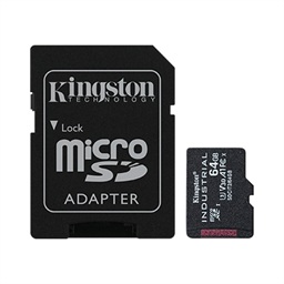 Kingston Industrial micro SDXC 64GB UHS-I U3 Class 10 + Adaptér
