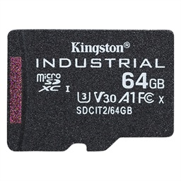 Kingston Industrial micro SDHC 64GB UHS-I U3 Class 10