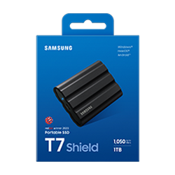 Samsung T7 Shield 1TB SSD Externí 2.5" Černá 3R