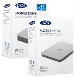 LaCie Mobile 5TB HDD Externí 2.5" SATA Šedá 3R