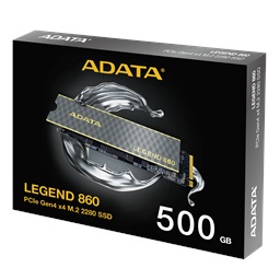 ADATA LEGEND 860 500GB SSD M.2 NVMe Černá Heatsink 5R