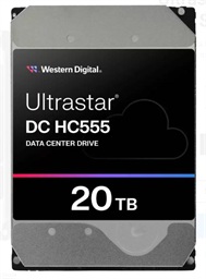 WD Ultrastar DC HC555 20TB HDD 3.5" SATA M.2 SATA 7200 RPM Stříbrná 5R