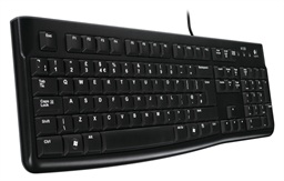 Logitech K120 Drátová USB CZ-SK layout Černá