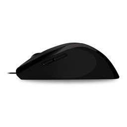 EVOLVEO ML-507B Ergonomická Laserová Pro praváky 1 600 DPI Drátová USB Černá