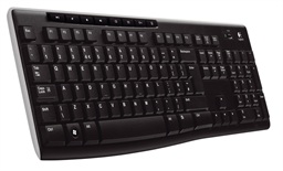 Logitech K270 Bezdrátová USB CZ-SK layout Černá
