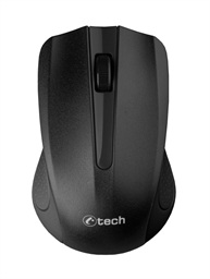 C-tech WLM-01 Kancelářská Optická 1 200 DPI Bezdrátová USB Černá