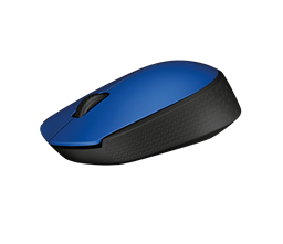 Logitech M171 Kancelářská Optická 1 000 DPI Bezdrátová USB Černá-modrá