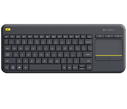 Logitech K400 plus Bezdrátová USB CZ-SK layout Černá
