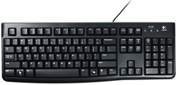 Logitech K120 Drátová USB US layout Černá