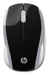 HP 200 Cestovní Optická 1 000 DPI Bezdrátová USB Stříbrná