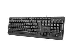 Natec Trout Drátová USB CZ-SK layout Černá