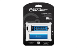 Kingston Ironkey Keypad 200C 128GB USB 3.0 USB-C Modrá