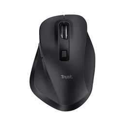 TRUST Fyda Ergonomická Optická Pro praváky 2 400 DPI Bezdrátová USB Černá