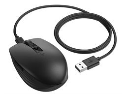 HP 710 Kancelářská Optická Pro praváky 3 000 DPI Drátová+bezdrátová Černá