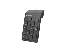 Numerická klávesnice Natec GOBY 2 Drátová USB Černá