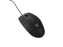 Natec optická myš RUFF Plus 1200 DPI Kancelářská Optická 1 200 DPI Drátová USB Černá