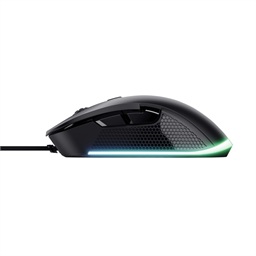 TRUST GXT 922 YBAR Herní Optická Pro praváky 7 200 DPI Drátová USB Černá