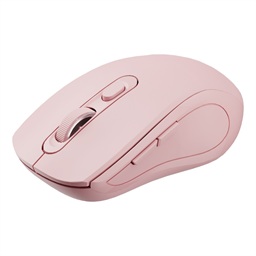 C-TECH WLM-12PK Ergonomická Optická Pro praváky 1 600 DPI USB+BT Růžová