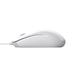 Trust TM-101W Kancelářská Optická 1 200 DPI Drátová USB Bílá