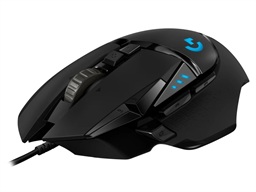 Logitech G502 HERO Herní Optická Pro praváky 25 600 DPI Drátová USB Černá