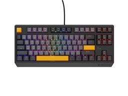 Genesis herní klávesnice THOR 230 TKL RGB Outemu Red Drátová USB US layout Anchor Negative Šedá