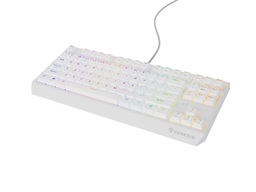 Genesis herní klávesnice THOR 230 TKL RGB Outemu Red Drátová USB US layout Bílá