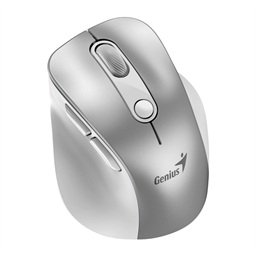 Genius Ergo 9000S Pro Ergonomická Optická Pro praváky 2 400 DPI USB+BT Stříbrná