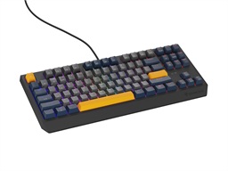 GENESIS herní klávesnice THOR 230 TKL RGB Outemu Panda Drátová USB US layout Naval Blue Negative