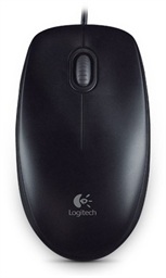 Logitech B100 Kancelářská Optická 800 DPI Drátová USB Černá