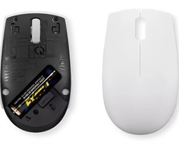 Lenovo 300 Wireless Compact Kancelářská Optická 1 000 DPI Bezdrátová USB Bílá