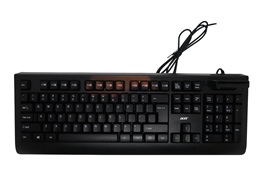Acer KB-8CR Drátové USB-A CZ-SK layout Černá