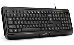 Genius KB-118 II Drátová USB CZ-SK layout Černá