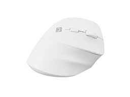Bezdrátová myš Natec CRAKE 2 Kancelářská Optická 2 400 DPI USB+BT Bílá Vertikální Optická Pro pravák