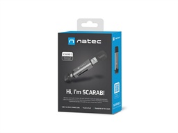 Čtečka karet Natec SCARAB 3 USB-A + USB-C 3.1 GEN 1 microSD microSDHC microSDXC SD SDHC SDXC T-Flash