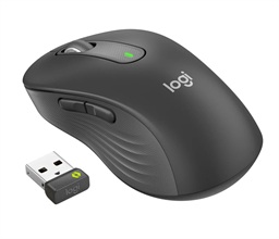 Logitech M650 L For Business Kancelářská Optická Pro praváky 4 000 DPI USB+BT Šedá