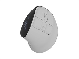 Vertikální bezdrátová myš Natec EUPHONIE PRO Vertikální Blue Sense Pro praváky 2 400 DPI USB+BT Bílá