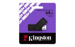 DataTraveler Exodia S 64GB USB 3.2 USB-A Černá
