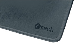 Podložka pod myš C-TECH MP-01, šedá, 320x270x4mm, obšité okraje