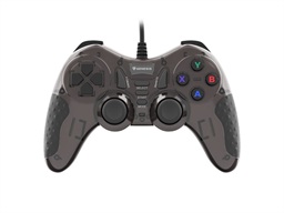 Drátový gamepad Genesis MANGAN 200, pro PC, vibrace, černý