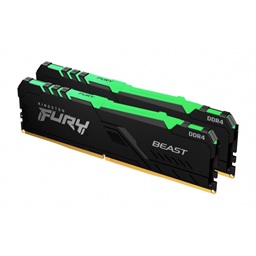 Kingston FURY Beast DDR4 32GB 3200MHz CL16 2x16GB RGB Black