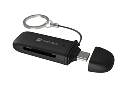 Čtečka karet Natec SCARAB C SD MICRO SD USB 3.2 GEN 1, Černá