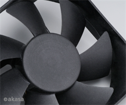 přídavný ventilátor Akasa 80x80x25 black OEM H