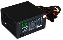 EVOLVEO FX 500,zdroj 500W ATX,14cm,80+,White,3YRW