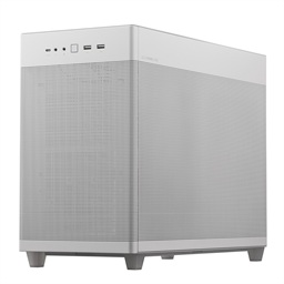 ASUS PRIME AP201 Micro ATX Transpar. Bílá