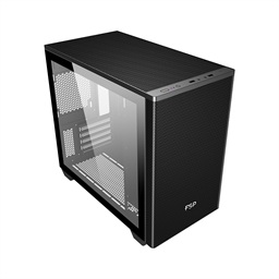 FSP CST360B Micro Tower Transpar. Černá