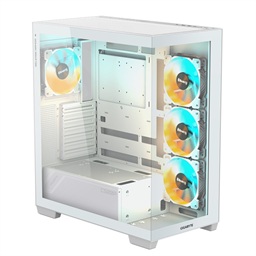GIGABYTE C500 PANORAMIC STEALTH ICE Midi Tower Transpar. Bílá