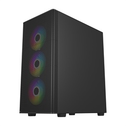 FSP M220 Midi Tower Transpar. Černá